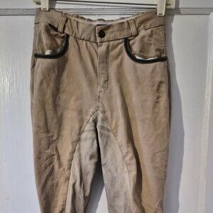 Arista REAL Leather Full Seat Dressage Breeches - 26 - tan